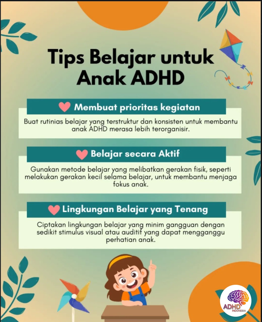 Strategi Belajar yang Cocok untuk Anak ADHD di Provinsi Nusa Tenggara Timur